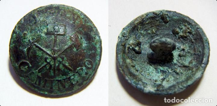 Militaria: Antiguo Bot&oacute;n de Pe&oacute;n Caminero - Foto 1