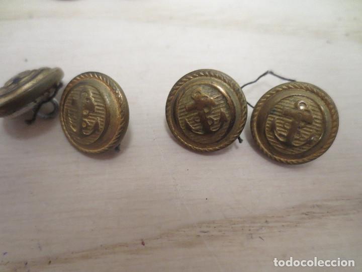 Militaria: antiguos botones ancla - Foto 1