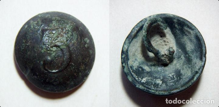 Militaria: ANTIGUO BOTON REGIMIENTO N&ordm; 3 - Foto 1