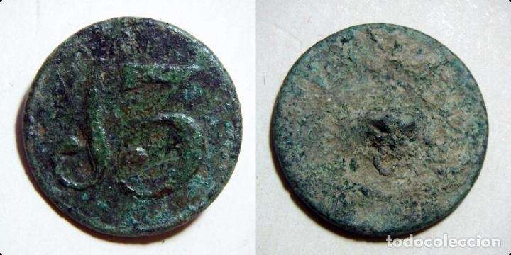 Militaria: BOTON NUMERO 13 INFANTERIA DE LINEA - Foto 1