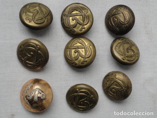 Militaria: 18 BOTONES MILITARES. - Foto 4