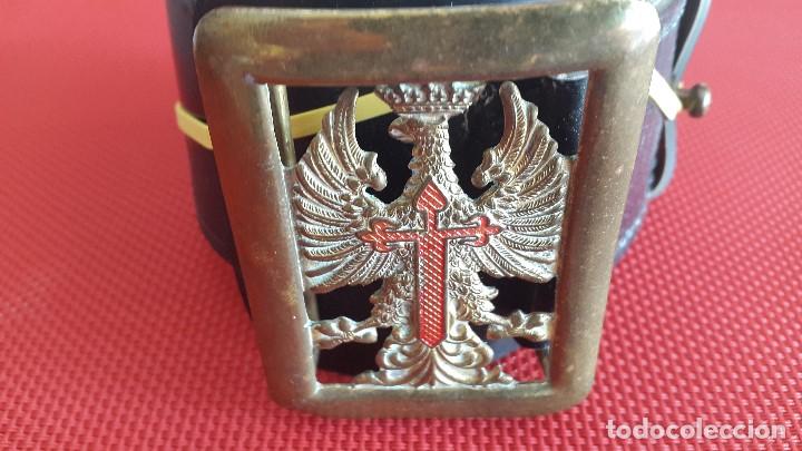 Militaria: ANTIGUO CINTURON  EJERCITO ESPA&Ntilde;OL - Foto 2