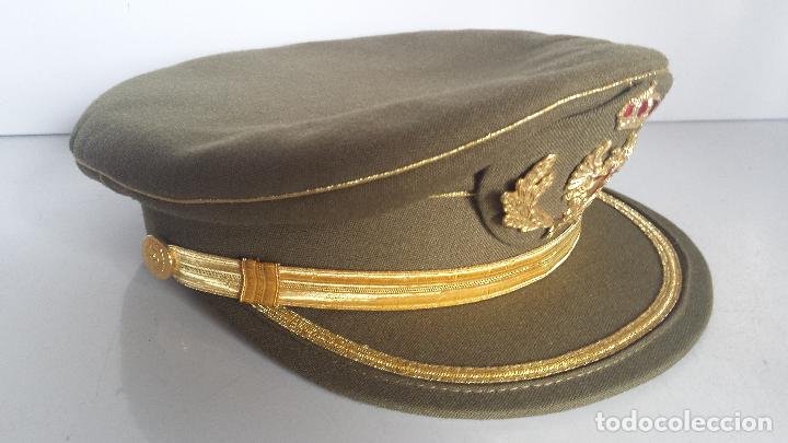 Militaria: GORRA DE PLATO DE JEFE EJ&Eacute;RCITO DE TIERRA - Foto 2