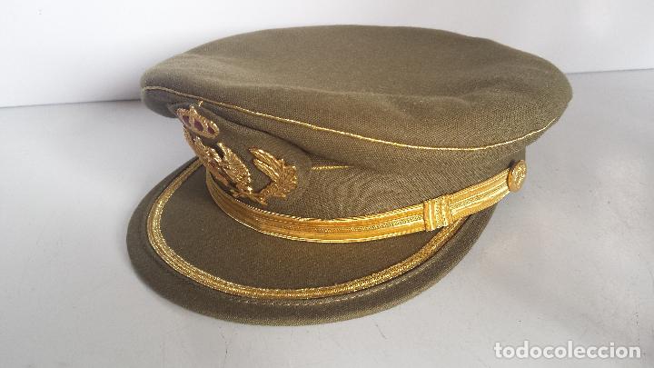 Militaria: GORRA DE PLATO DE JEFE EJ&Eacute;RCITO DE TIERRA - Foto 3