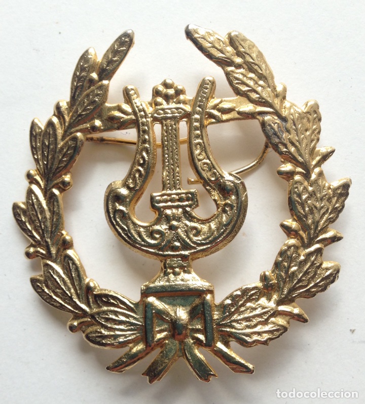 Militaria: INSIGNIA DE GORRA MUSICO. - Foto 1