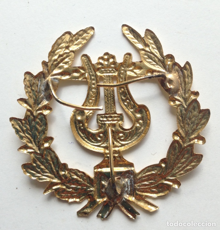 Militaria: INSIGNIA DE GORRA MUSICO. - Foto 2