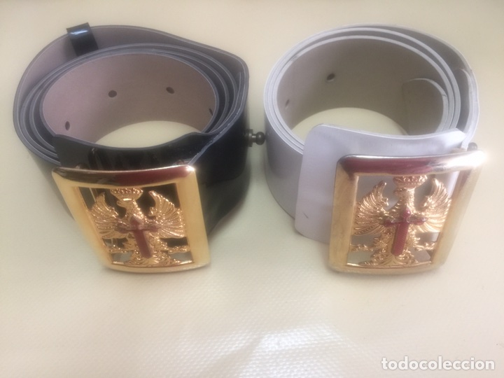 Militaria: 2 CINTURONES EJERCITO ESPA&Ntilde;OL. - Foto 1