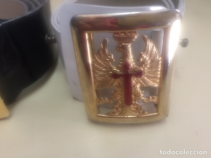 Militaria: 2 CINTURONES EJERCITO ESPA&Ntilde;OL. - Foto 2