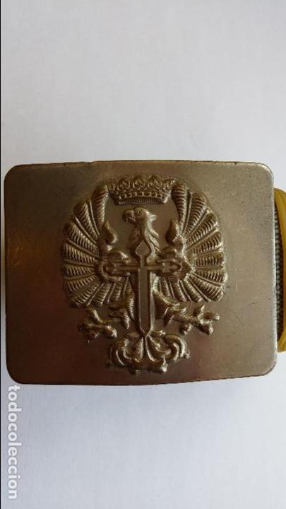 Militaria: Hebilla con cinturon completo de ejercito - Foto 1