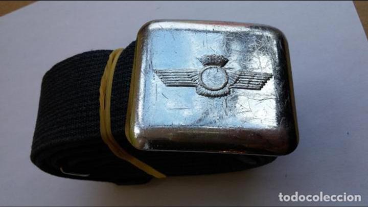 Militaria: Hebilla con cinturon completo de ejercito aviacion - Foto 3