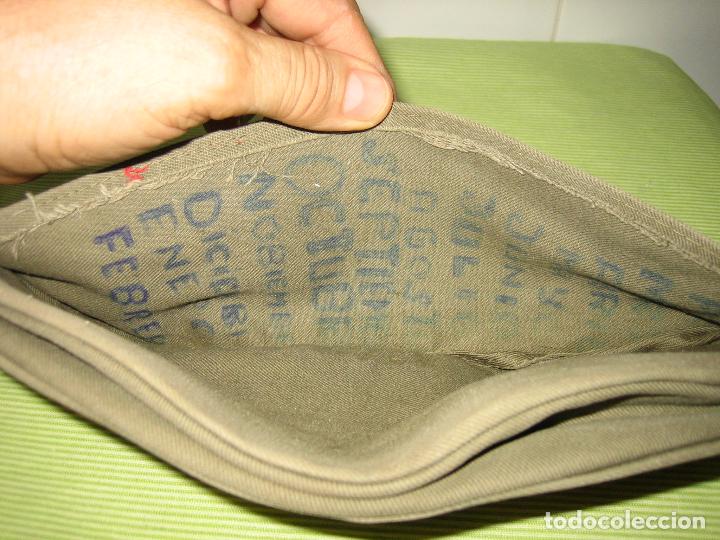 Militaria: Antiguo gorro militar del ej&eacute;rcito espa&ntilde;ol - Foto 4