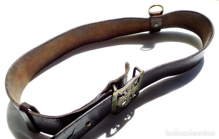 Militaria: CINTURON MILITAR &Eacute;POCA DE FRANCO - Foto 4