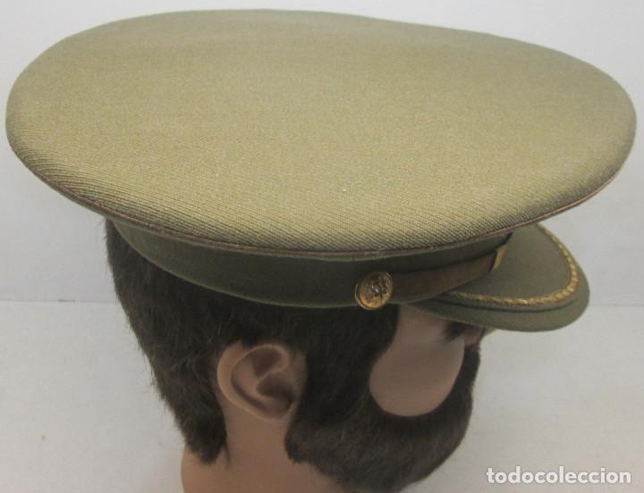 Militaria: Antigua gorra de plato Comandante, ejercito espa&ntilde;ol - Foto 6