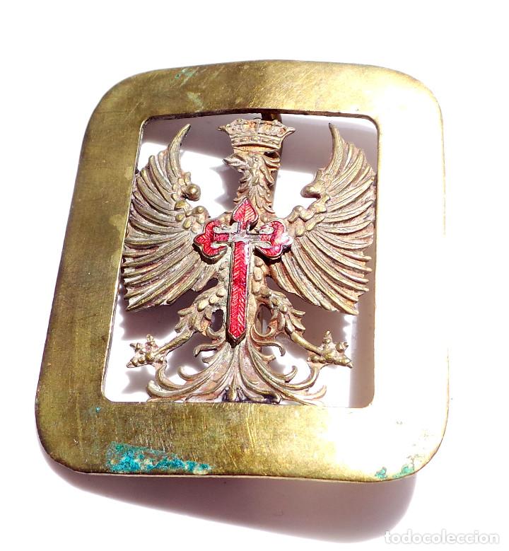 Militaria: HEBILLA EJERCITO ESPA&Ntilde;OL - &Eacute;POCA DE FRANCO - Foto 2