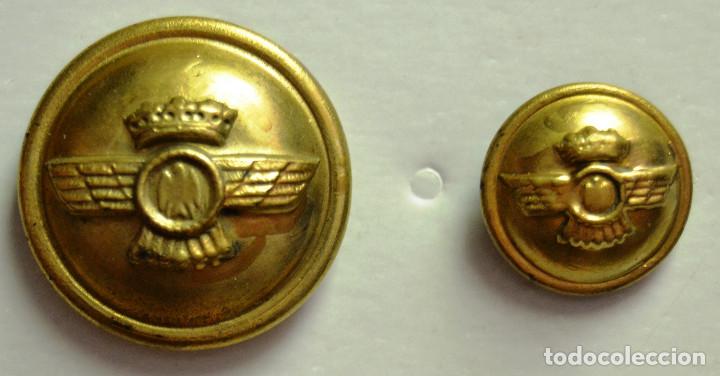 Militaria: BOT&Oacute;NES EA MOD.1939 24 Y 16 MM - Foto 1