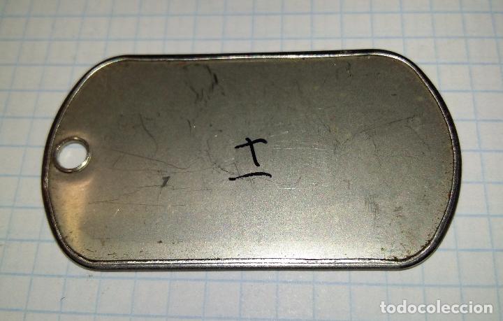 Militaria: Chapa de identificaci&oacute;n - Foto 2