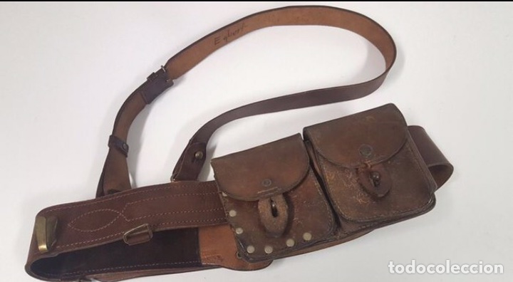 Militaria: CINTUR&Oacute;N MILITAR SAM BROWN MODELO FRANC&Eacute;S - Foto 1
