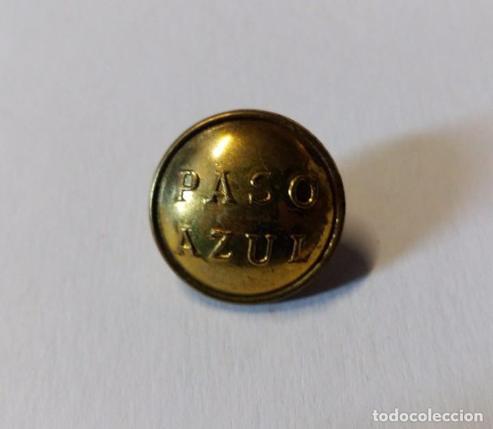 Militaria: Bot&oacute;n Paso azul, 19 mm - Foto 1