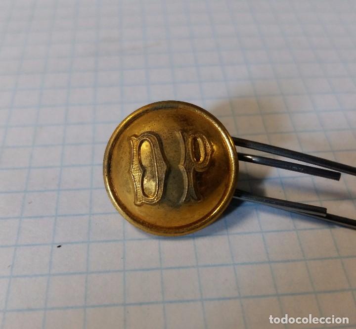 Militaria: Bot&oacute;n DP, 15 mm, dorado - Foto 1