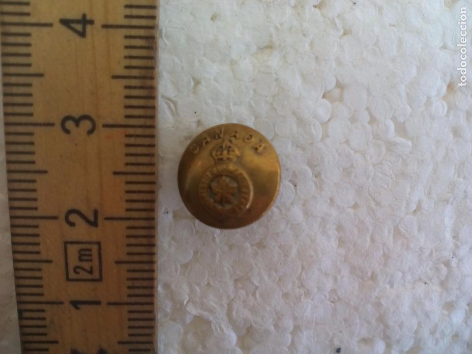 Militaria: Bot&oacute;n antiguo Canada. Button - Foto 1