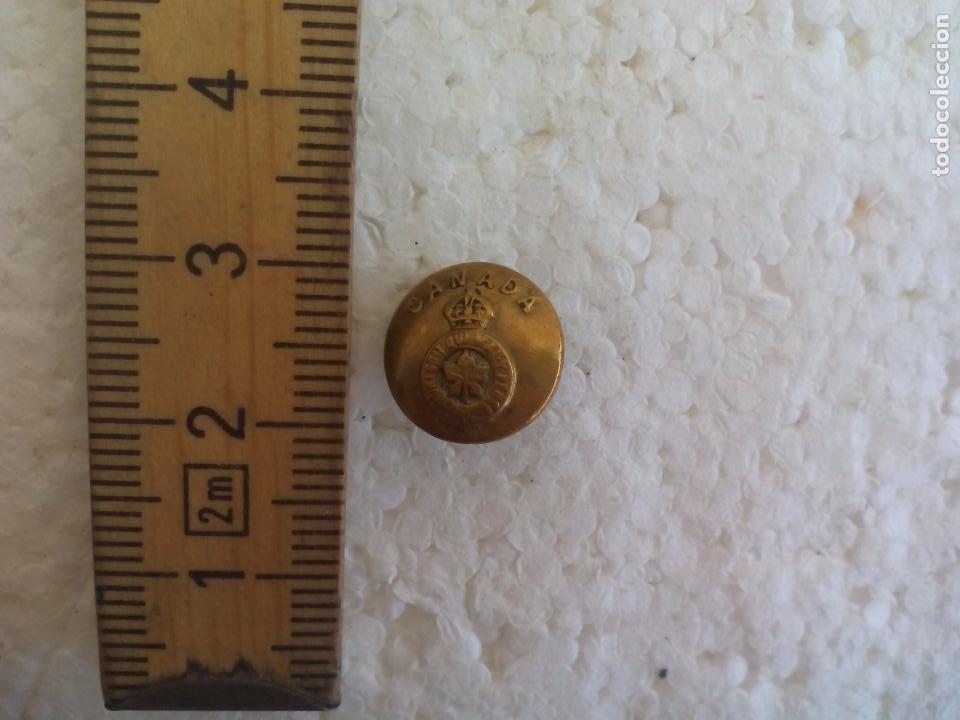 Militaria: Bot&oacute;n antiguo Canada. Button - Foto 2