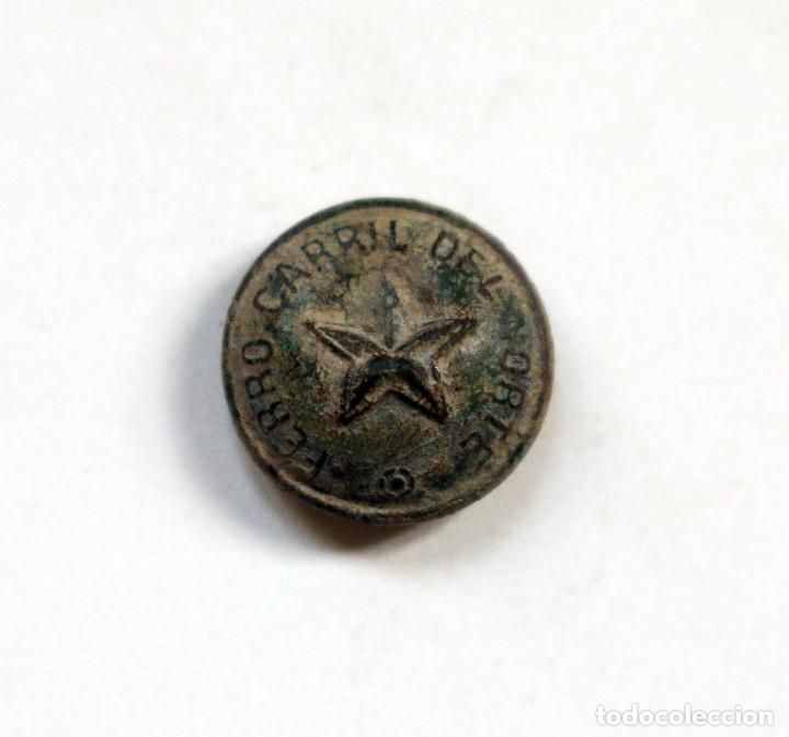 Militaria: BOTON FERROCARRIL DEL NORTE - Foto 1