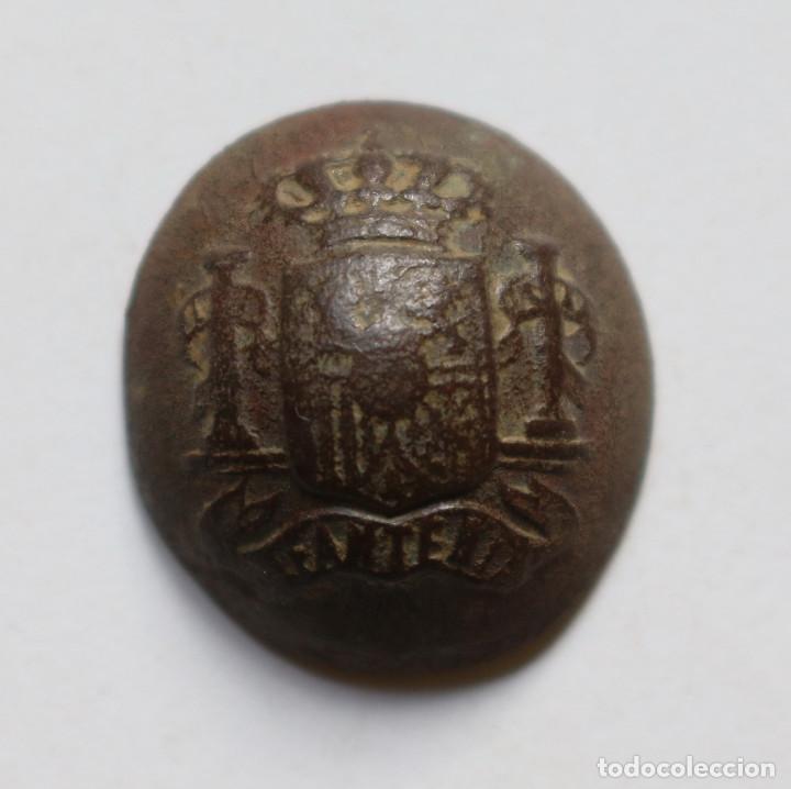 Militaria: BOTON GUERRAS CARLISTAS: INFANTERIA - Foto 1