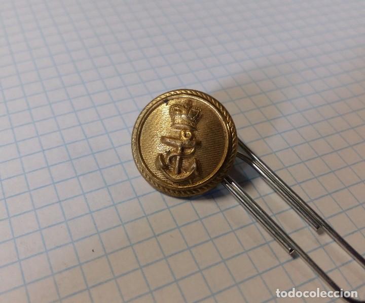 Militaria: Bot&oacute;n de Marina, ingl&eacute;s, 18 mm - Foto 1