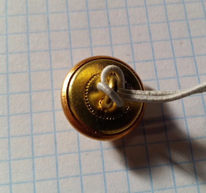 Militaria: Bot&oacute;n peque&ntilde;o, Rep&uacute;blica, dorado - Foto 2