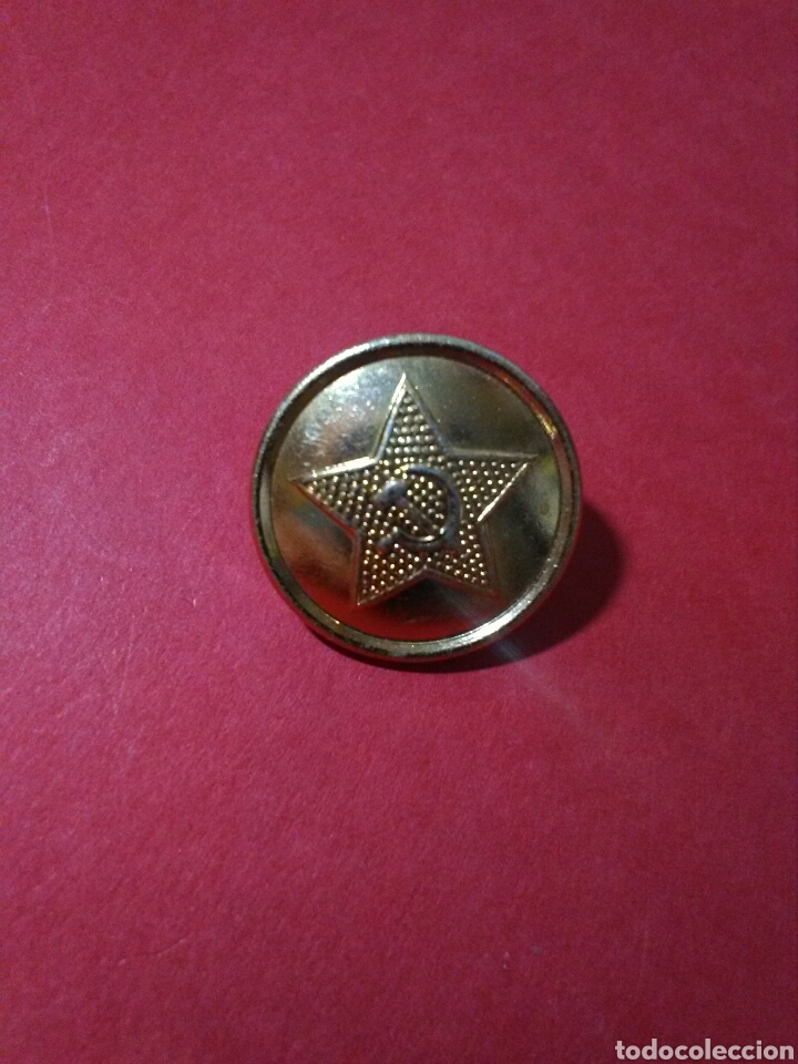 Militaria: BOTON MILITAR DEL EJ&Eacute;RCITO SOVI&Eacute;TICO. EJ&Eacute;RCITO RUSO. 2,2 CM. - Foto 1