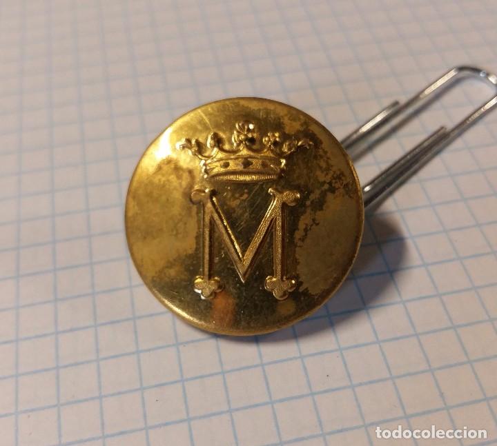 Militaria: Bot&oacute;n M coronado, 24 mm - Foto 1