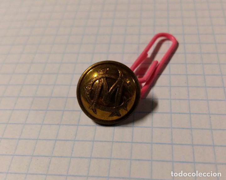 Militaria: Bot&oacute;n CM dorado, 14 mm - Foto 1