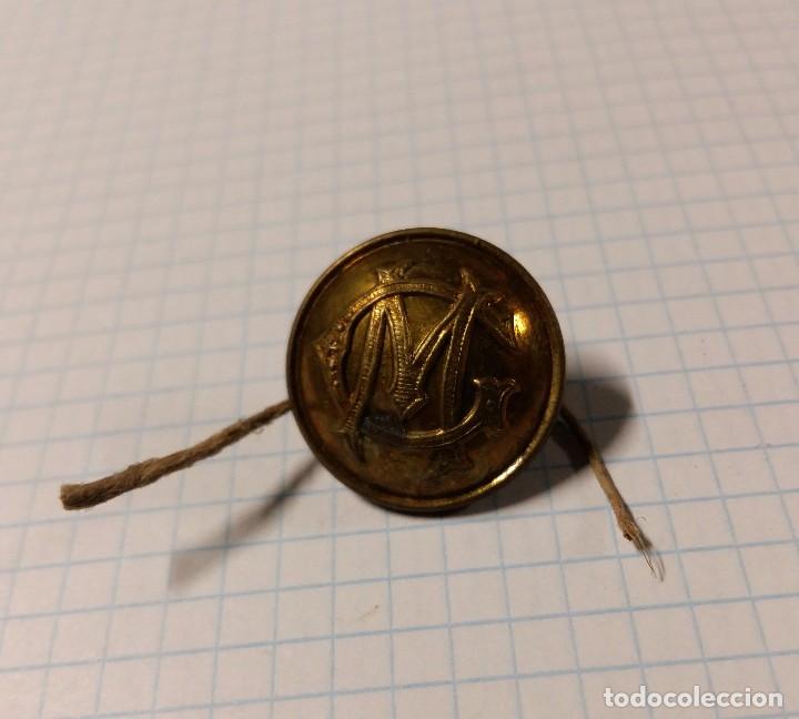 Militaria: Bot&oacute;n CM dorado, 20 mm - Foto 1