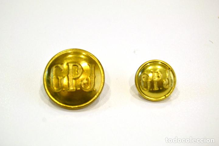 Militaria: BOTONES GPJ 24 Y 16 MM - Foto 1