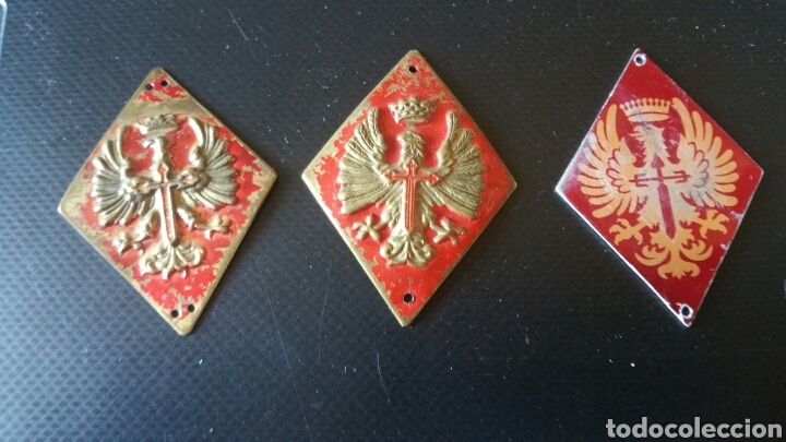 Militaria: Tres modelos diferentes de rombos del Cuartel General del Ej&eacute;rcito - Foto 1
