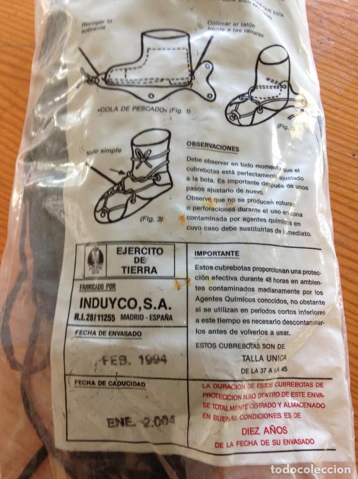 Militaria: CUBREBOTAS NBQ. EJERCITO ESPA&Ntilde;OL. INDUYCO - Foto 1