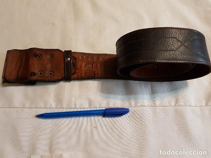 Militaria: ANTIGUO CINTURON DEL EJERCITO ESPA&Ntilde;OL - Foto 3