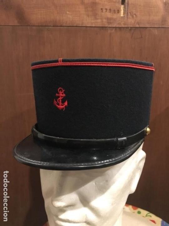 Militaria: Gorro Kepy de la marina francesa