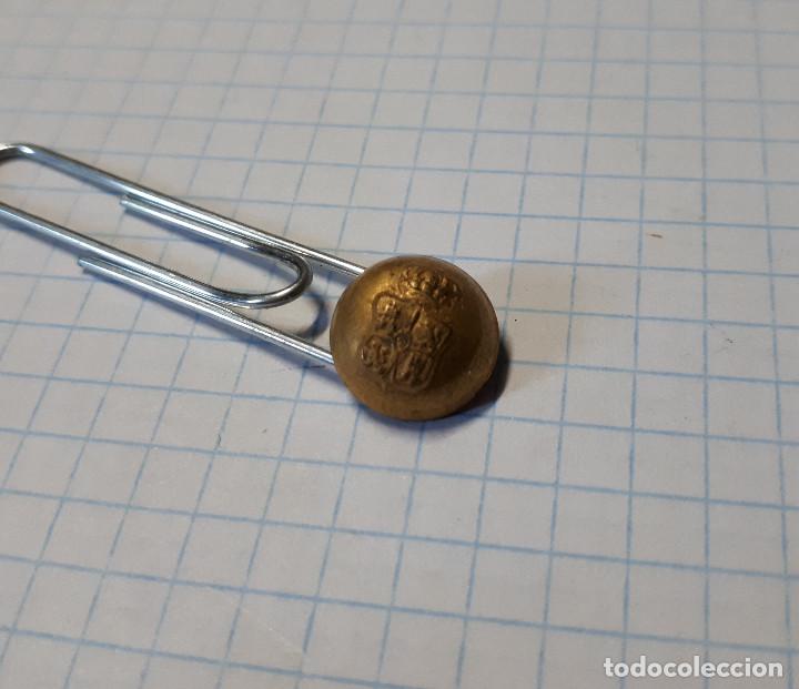 Militaria: Bot&oacute;n hueco, 10 mm - Foto 1
