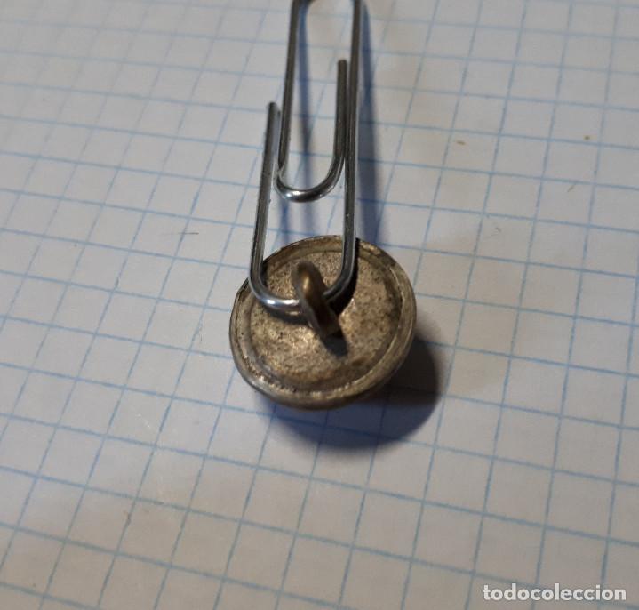 Militaria: Bot&oacute;n plateado, 13 mm - Foto 2