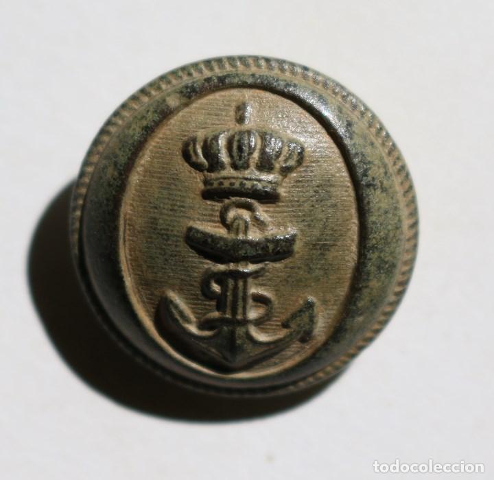 Militaria: BOTON MARINA EPOCA A IDEINTIFICAR - Foto 1