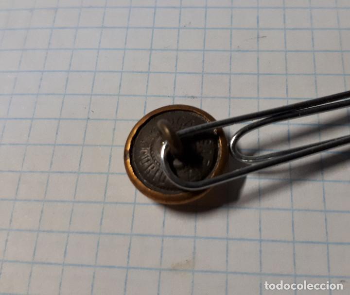 Militaria: Bot&oacute;n MZA, dorado, 14 mm - Foto 2