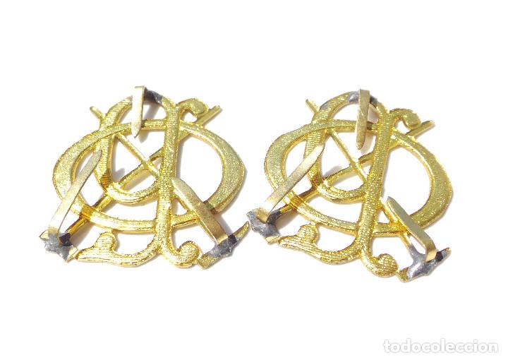 Militaria: DISTINTIVOS DE CUELLO OPERARIOS - Foto 3