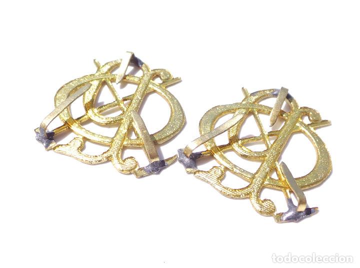 Militaria: DISTINTIVOS DE CUELLO OPERARIOS - Foto 4