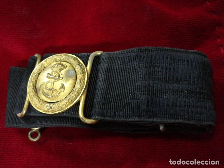Militaria: Cintur&oacute;n de oficial de la armada - Foto 1