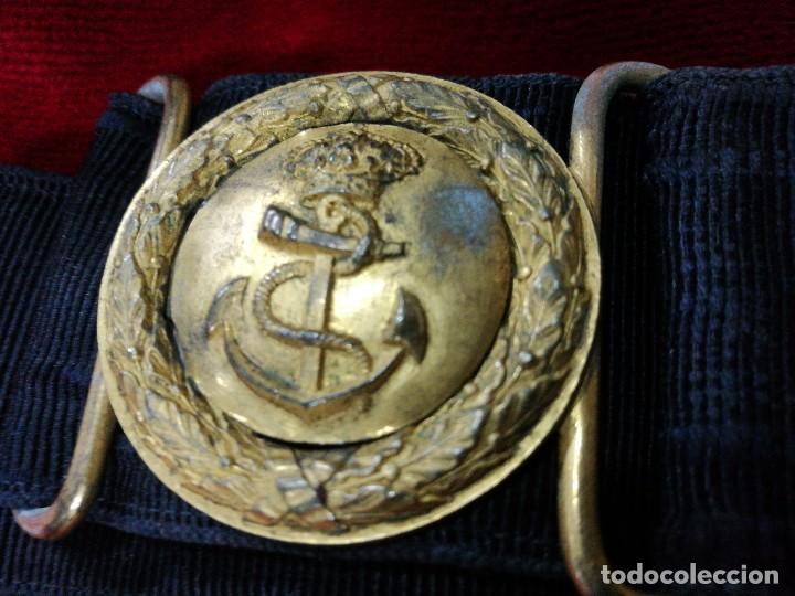 Militaria: Cintur&oacute;n de oficial de la armada - Foto 2