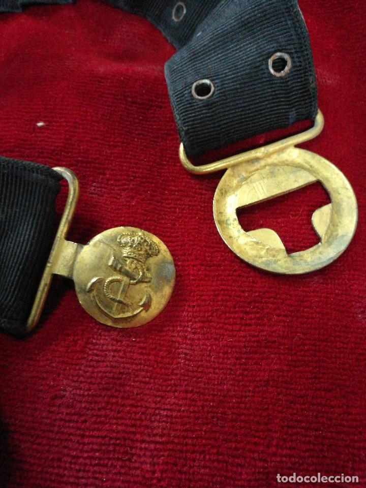 Militaria: Cintur&oacute;n de oficial de la armada - Foto 5