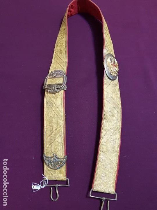 Militaria: BANDOLERA DEL CINTURON DE GALA DEL EJERCITO ESPA&Ntilde;OL - Foto 1