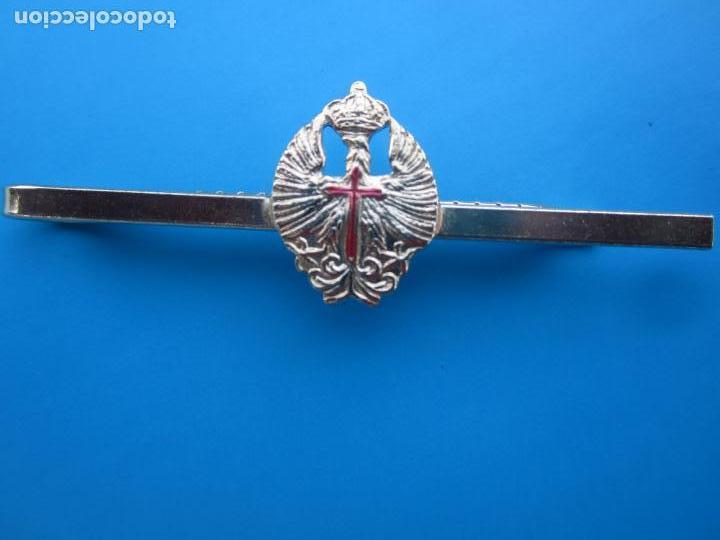 Militaria: sujeta corbatas de metal , del ejercito - Foto 1