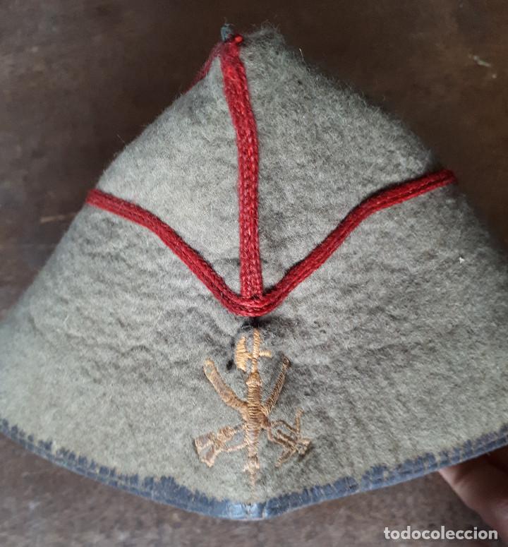 Militaria: Gorrillo de la legi&oacute;n, sin corona - Foto 3